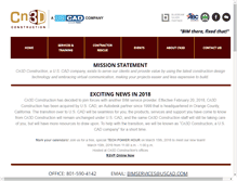 Tablet Screenshot of cn3dconstruction.com